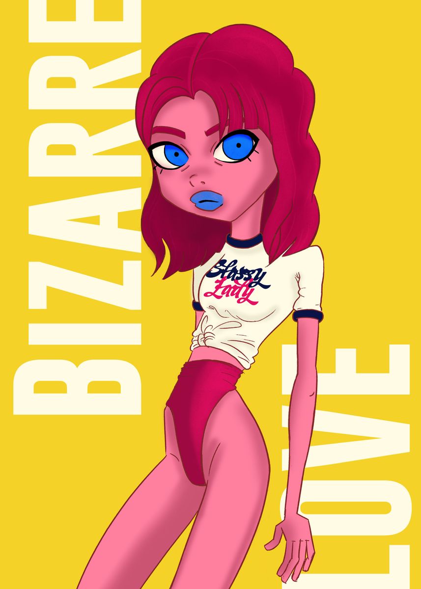 Love' Poster, picture, metal print, paint by Vanessa Landin Displate