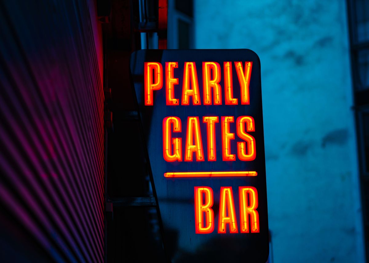 'Pearly Gates Bar' Poster by Manuel Otto | Displate
