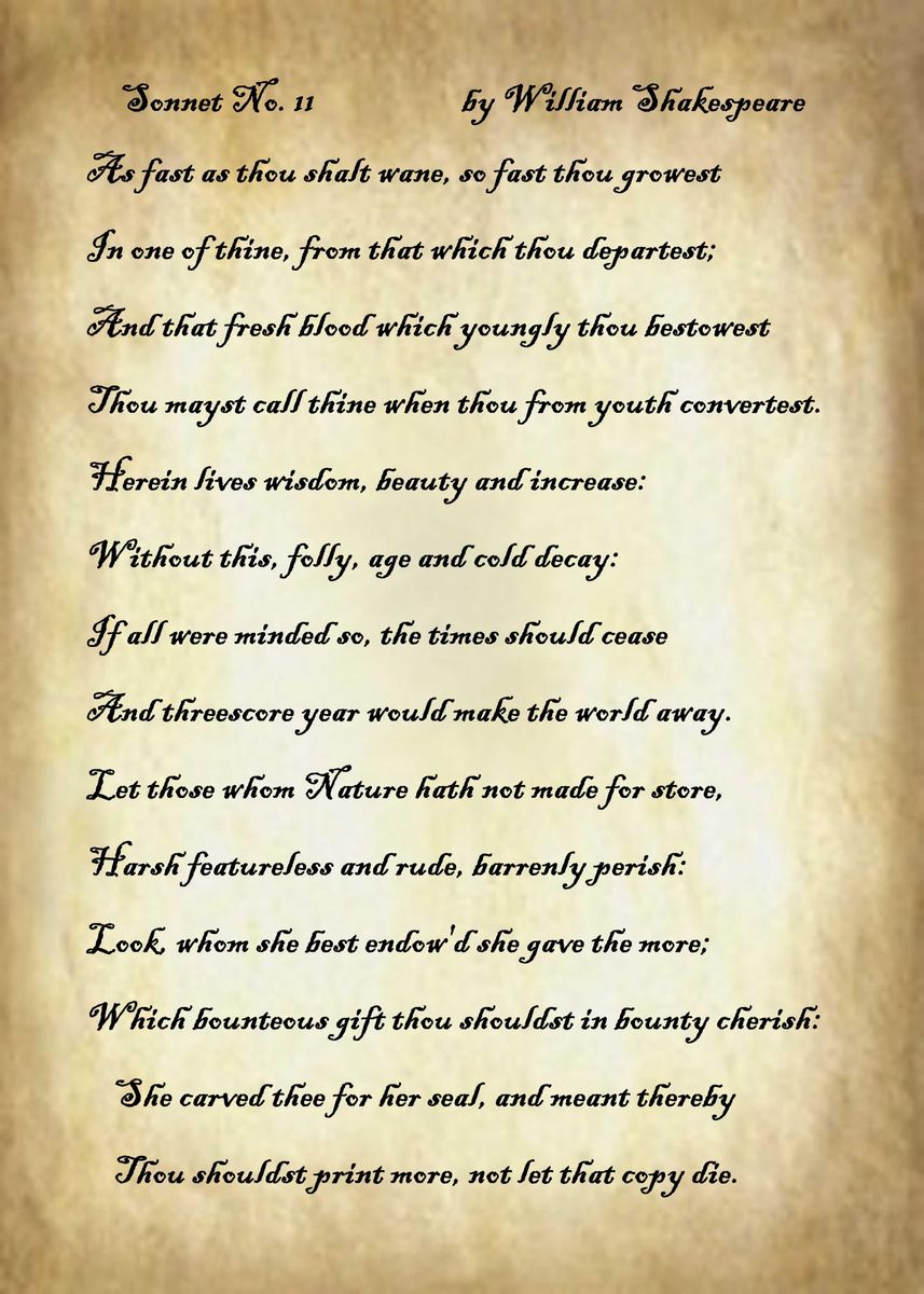 sonnet 11