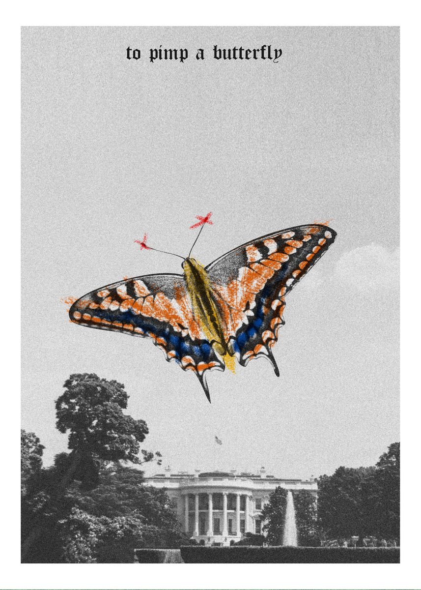 'To Pimp a Butterfly' Poster by Zie Basilio | Displate