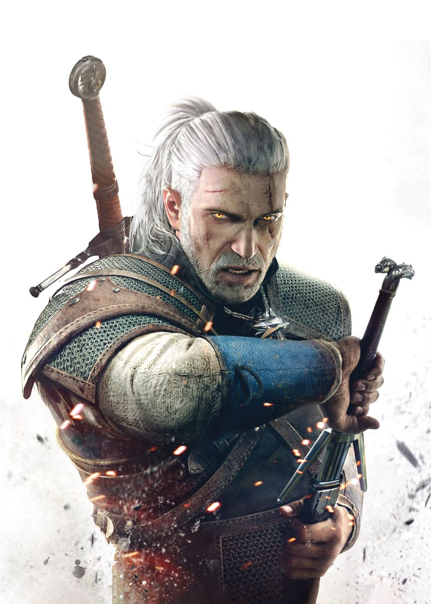 'Geralt' Poster by Witcher 3  | Displate