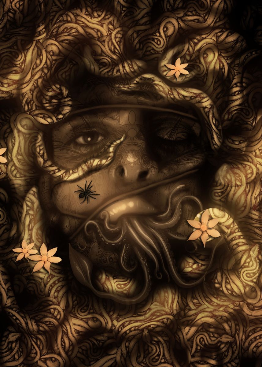 'Rope' Poster by Fake Face | Displate