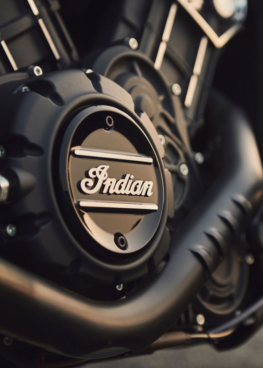 'MODERN INDIAN MOTORCYCLE' Poster, picture, metal print, paint by ivo ...