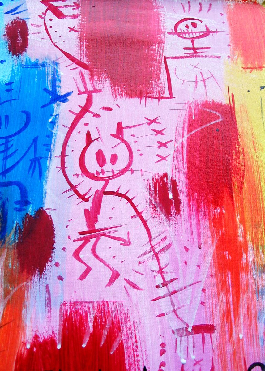 'Untitled crazy canvas 6' Poster by Roberto de Fano Displate