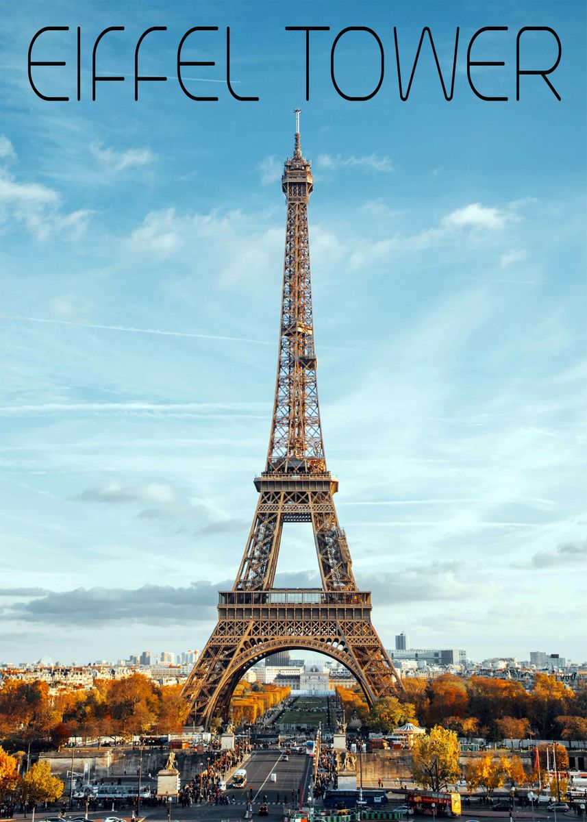 'Eiffel Tower' Poster, picture, metal print, paint by Ed Trickett ...