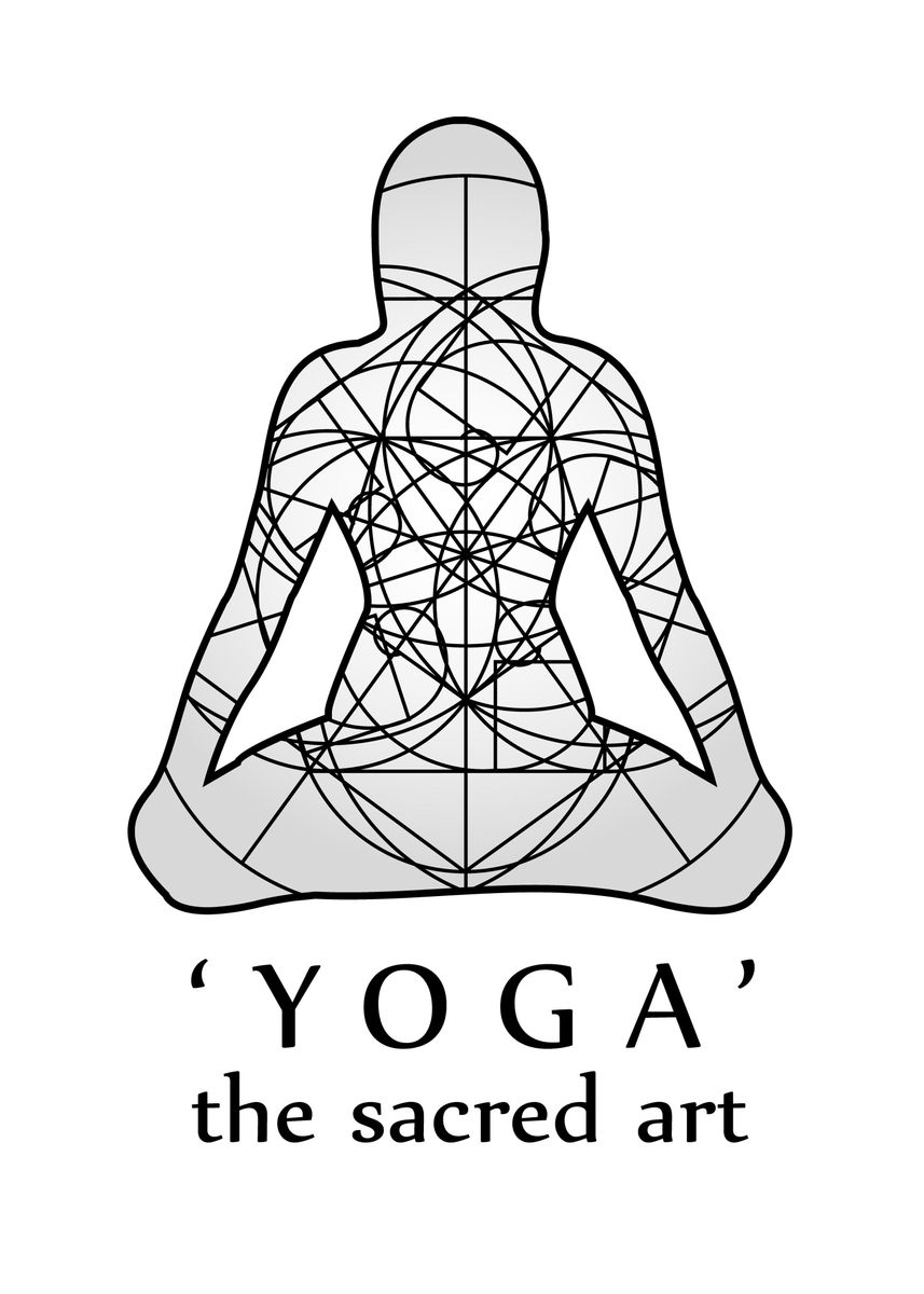 &lsquo;Esoteric yoga &rsquo; Poster by Shawlin I | Displate