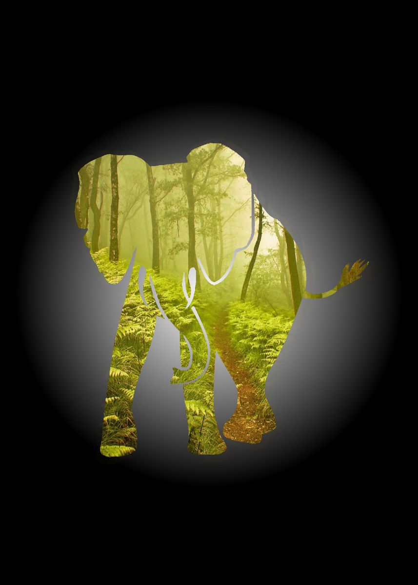 'Elephant ' Poster by DNATURE Posters | Displate
