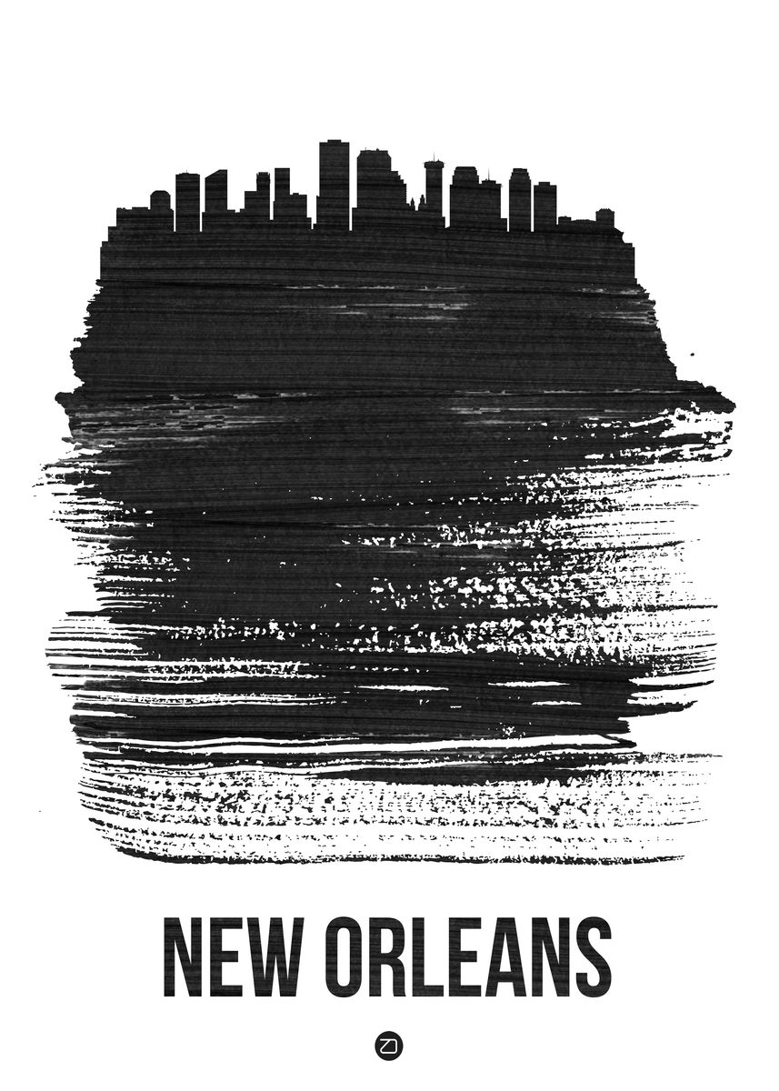 'New Orleans Skyline ' Poster by Art Everywhere Displate