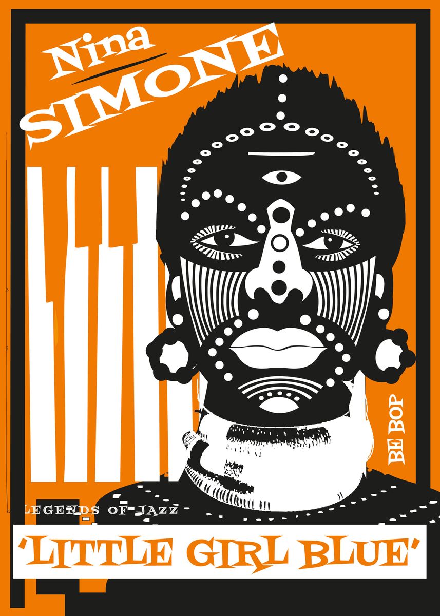 Nina Simone Poster - Singer Nina Simone 