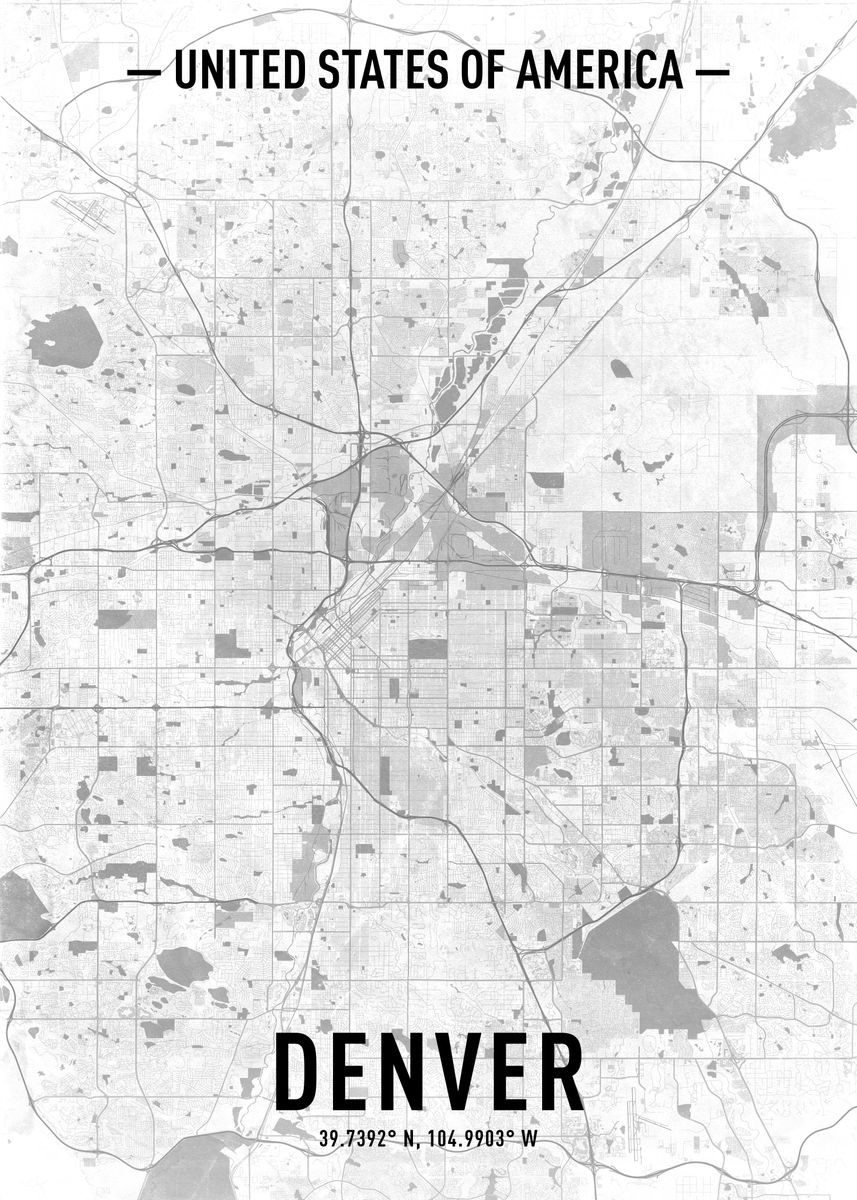 'Denver' Poster by Cornel Vlad Displate