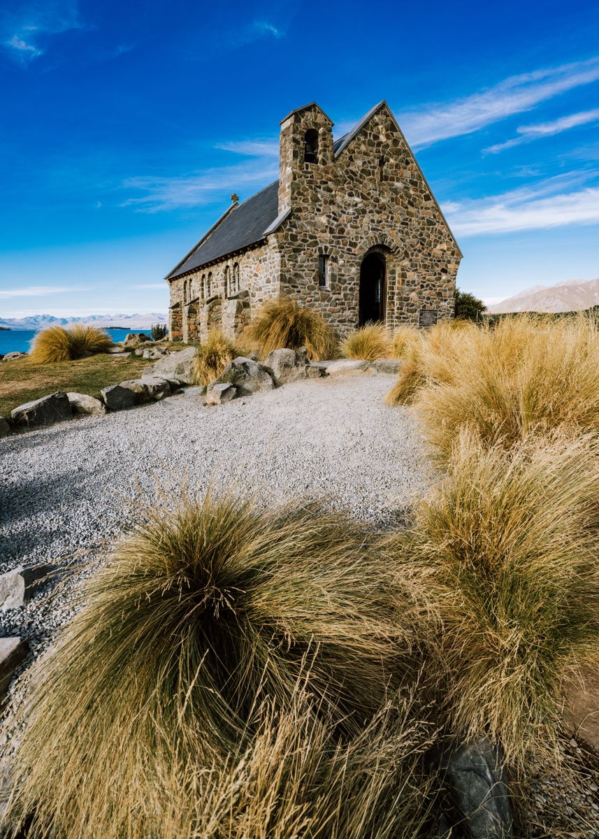 'Church of the Good Sheperd' Poster, picture, metal print, paint by ...