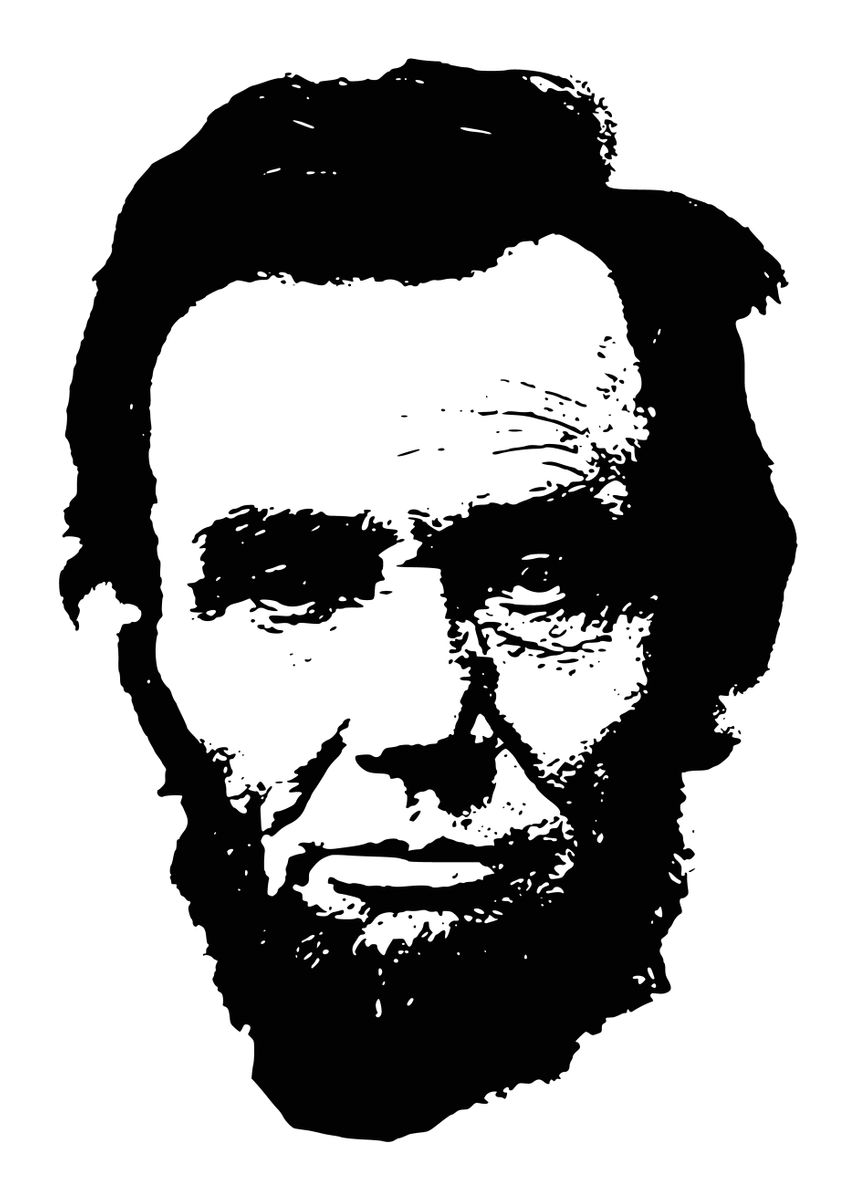 'Abraham Lincoln' Poster by Filip Hellman | Displate