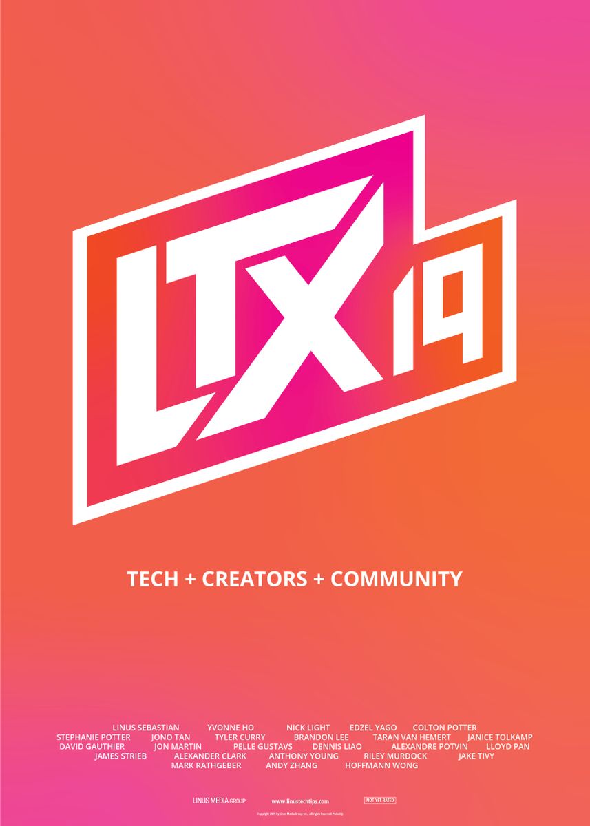 'LTX 2019 Expo Poster' Poster, picture, metal print, paint by Linus