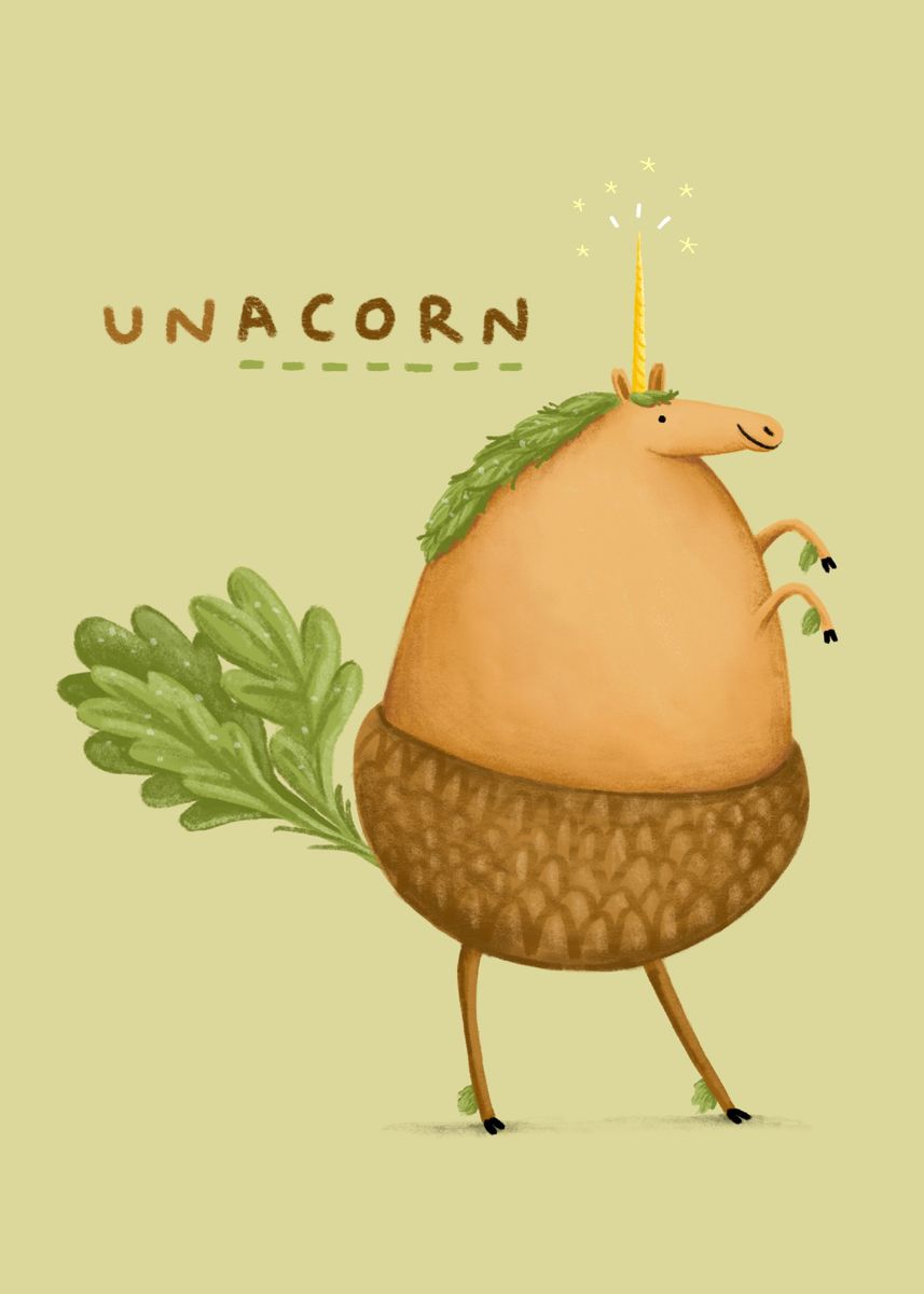 'Unacorn' Poster by Sophie Corrigan | Displate