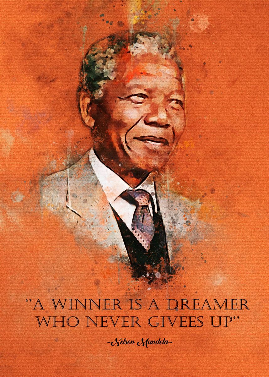 'Nelson Mandela ' Poster By Muhammad Irsan | Displate