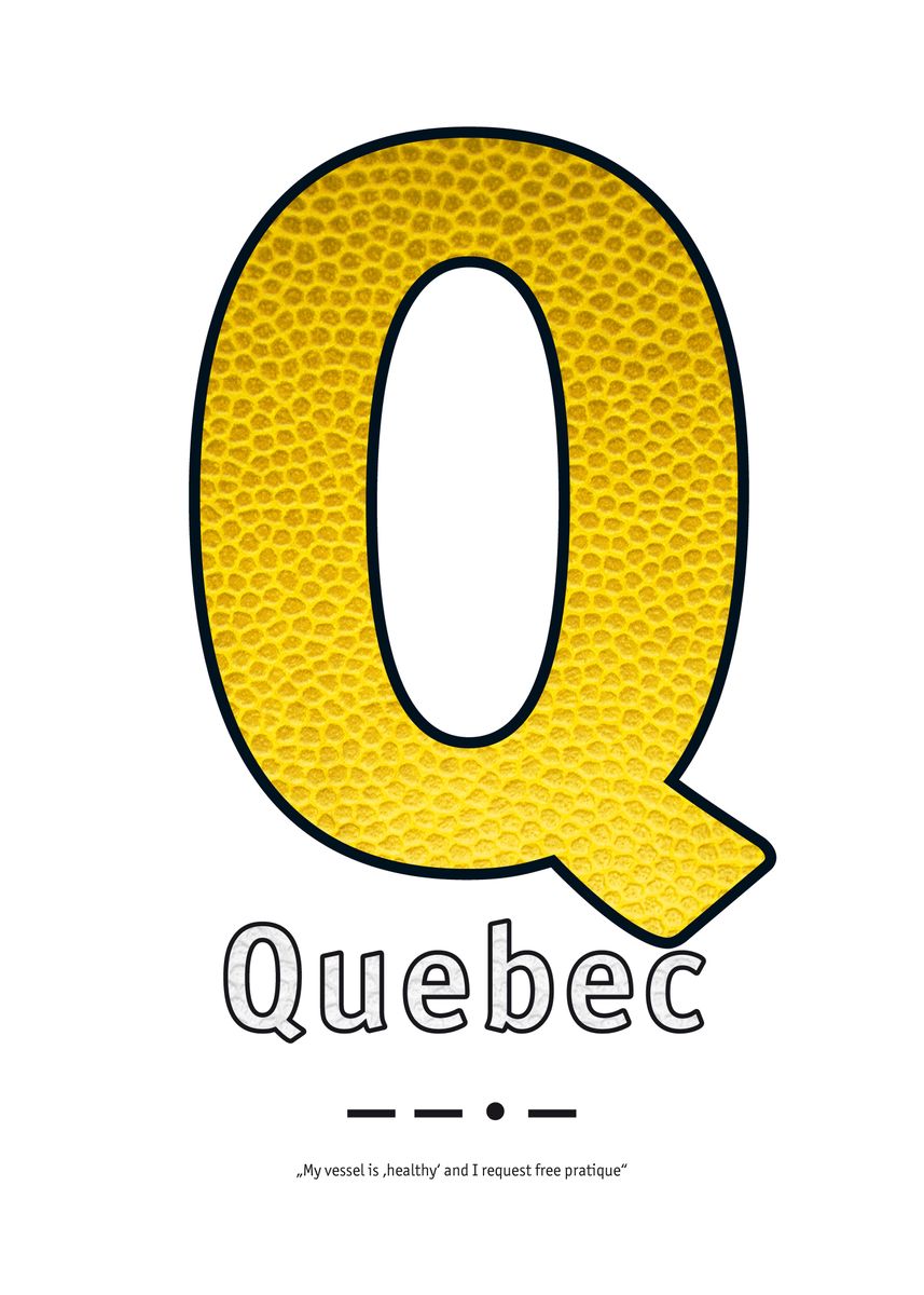 'Quebec Navy Code' Poster by Ralph Frankenberg | Displate