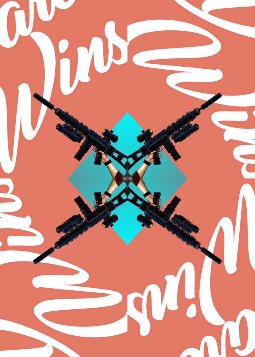 Gun Star Frame 'GUN STAR ' Poster, picture, metal print, paint by maxwell182 | Displate