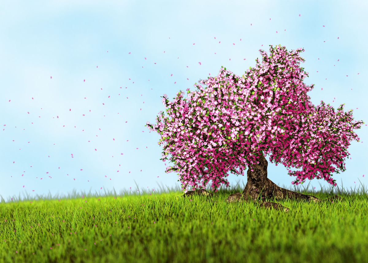 'Spring Tree' Poster by Emma L Kurran | Displate