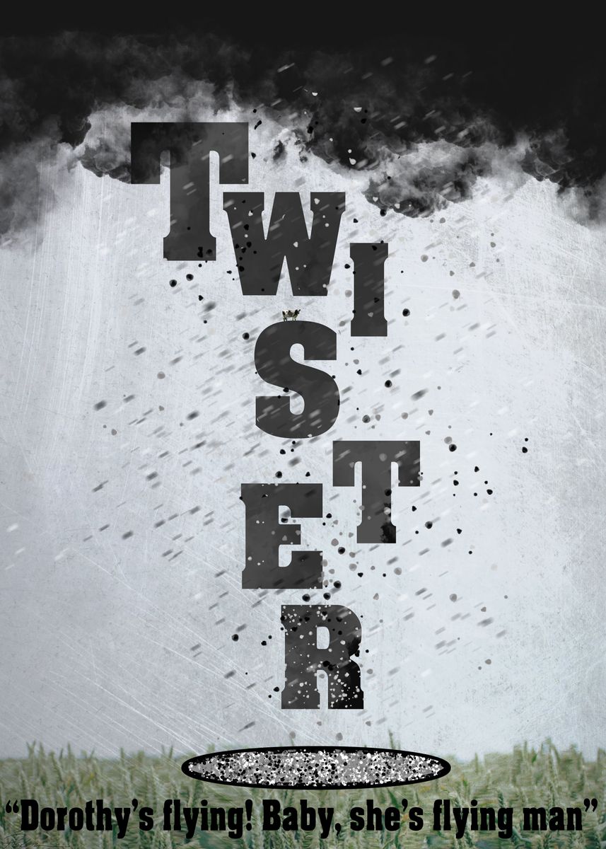 'Twister' Poster, picture, metal print, paint by Peter Wilson Displate