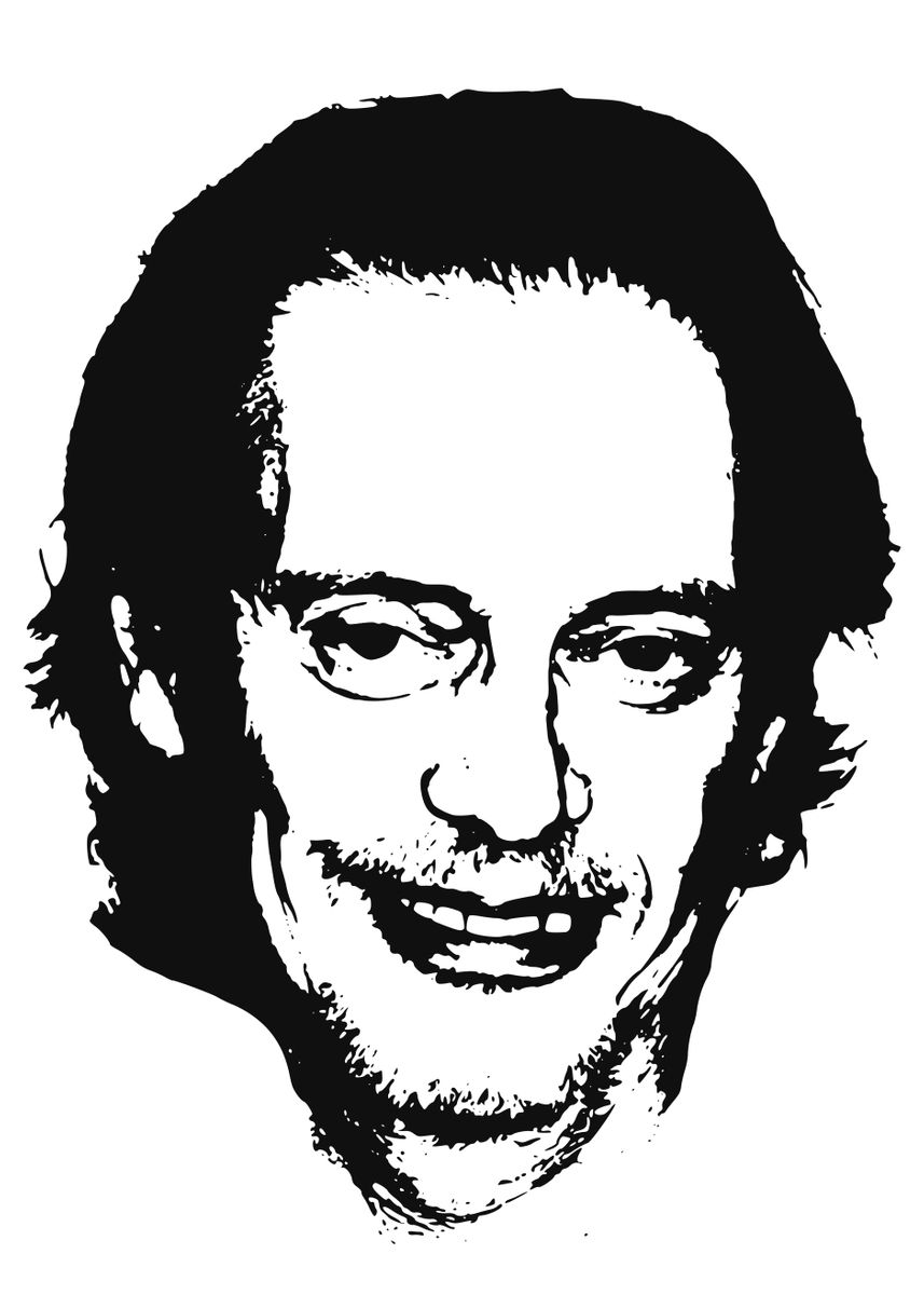 'Steve Buscemi' Poster, picture, metal print, paint by Filip Hellman ...