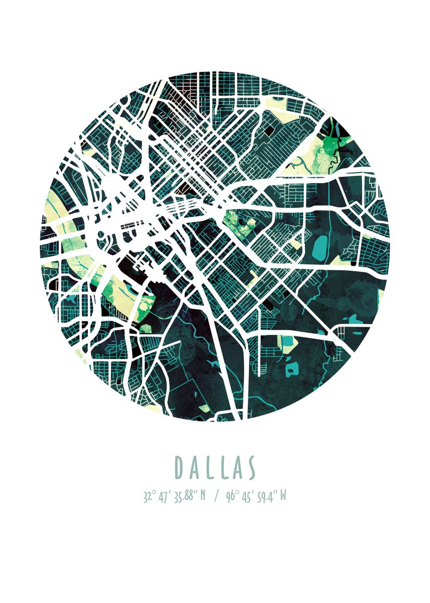 'Dallas' Poster by Dany Displate