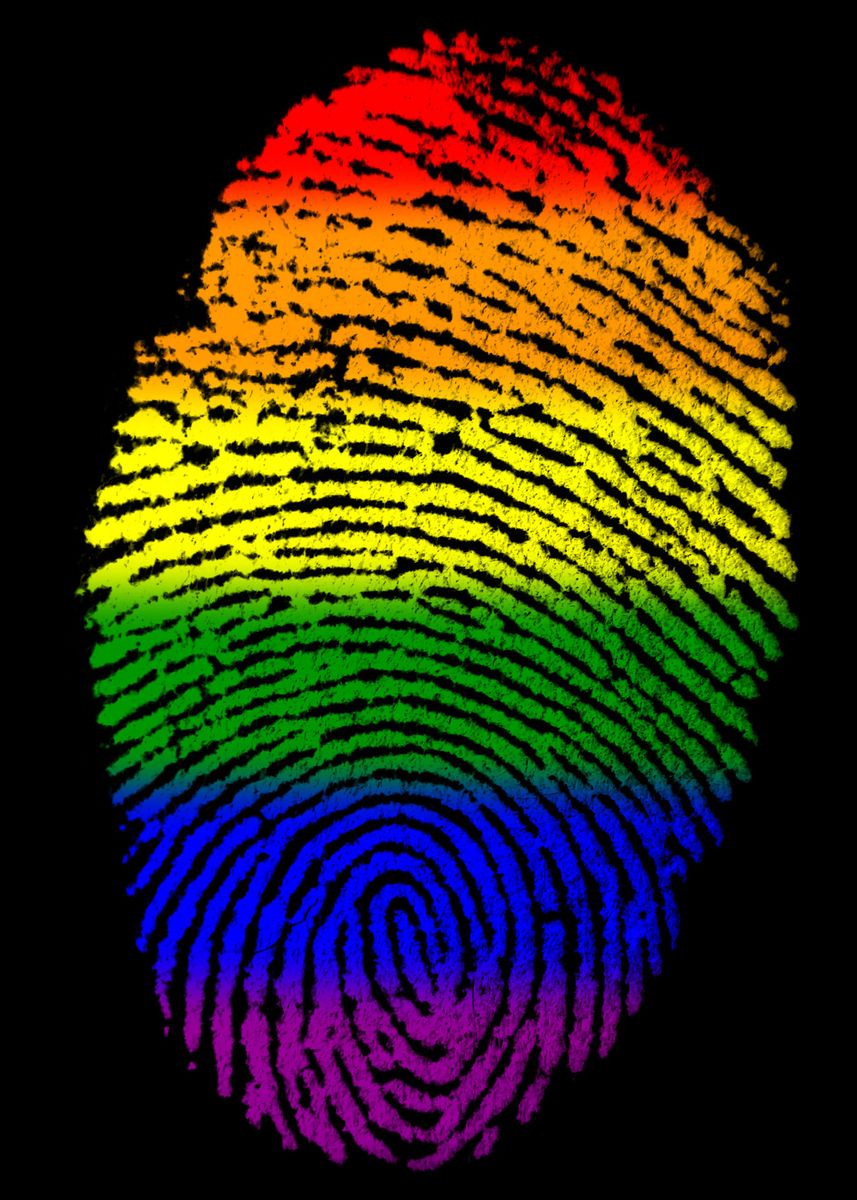 'LGBT Fingerprint' Poster by DanArt | Displate