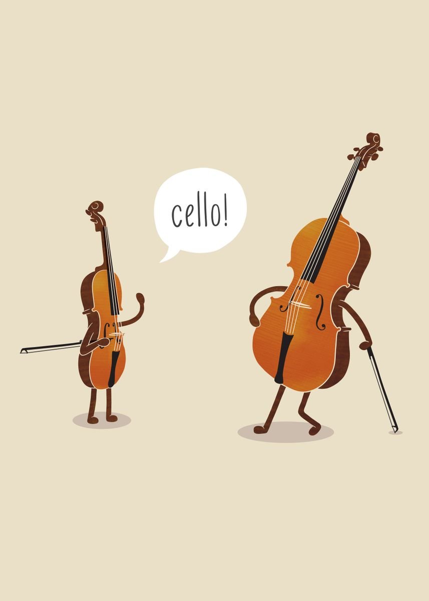 Cello Poster By Michael Bancroft Displate 3919