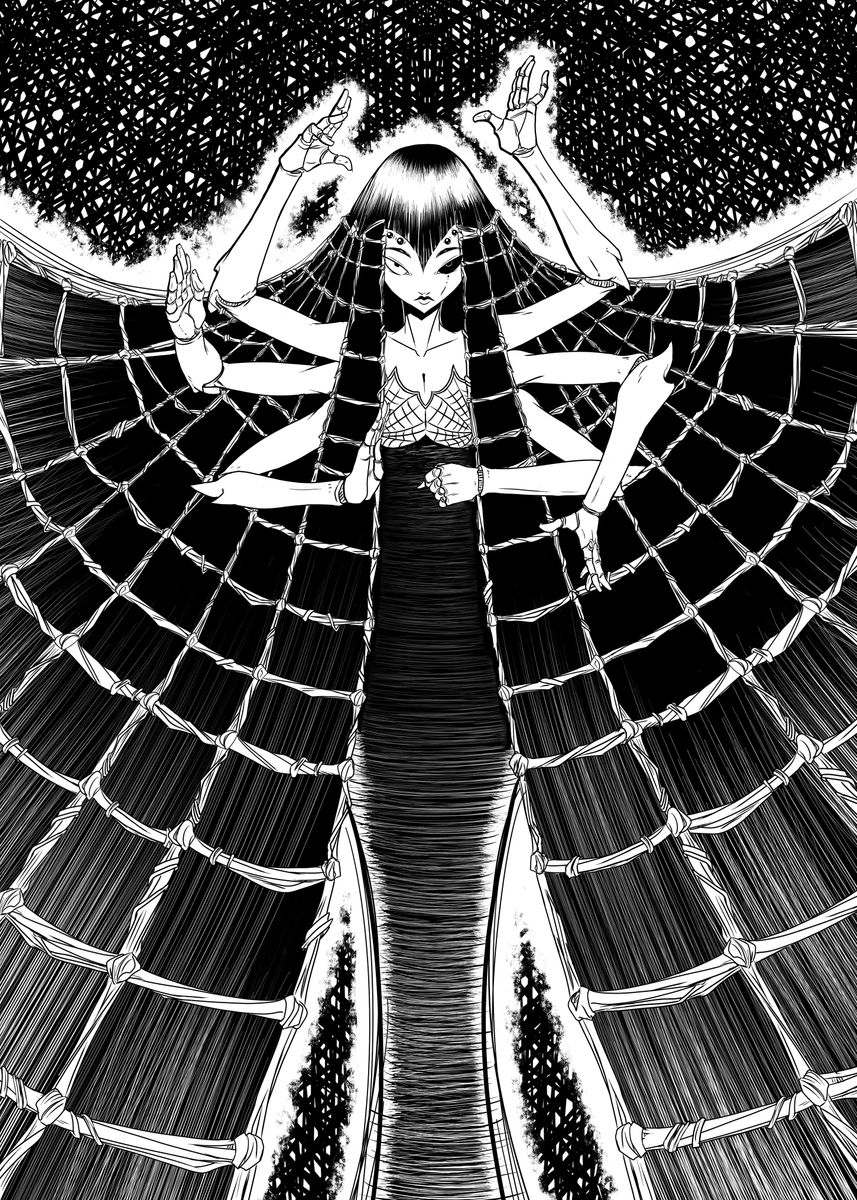 'Aracne the Spider Gogness' Poster by Magnaomega | Displate