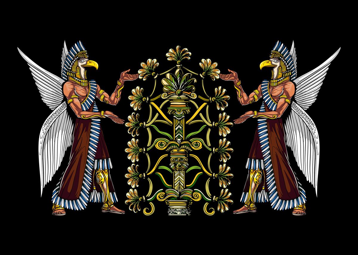 Anunnaki Space Aliens Gods' Poster by Nikolay Todorov | Displate