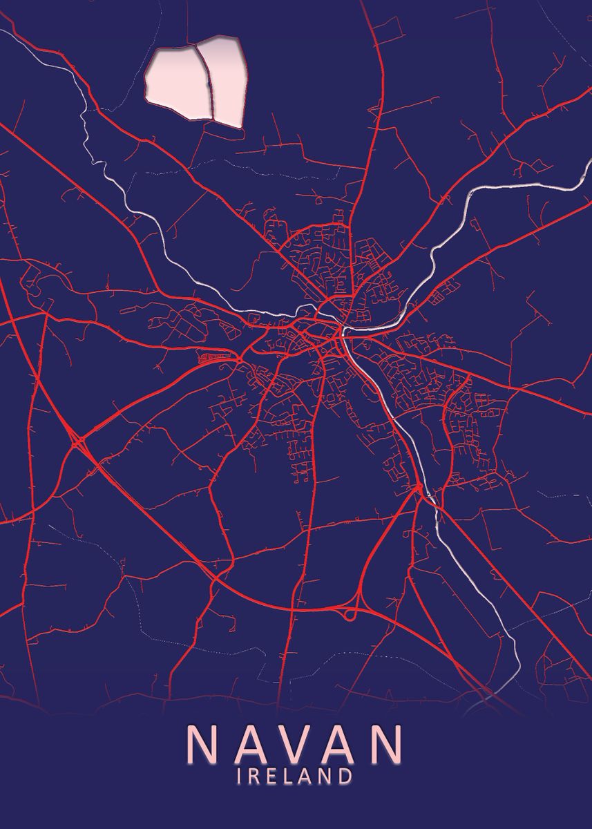 Navan Ireland City Map Poster By City Map Art Prints Displate   732e5f0bb005ac1ce5ce58566a1ff462 B169e9ee25a9116f96c5a0d518b7a567 