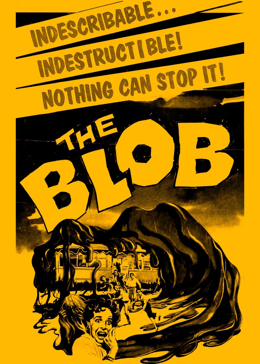 the blob movie poster