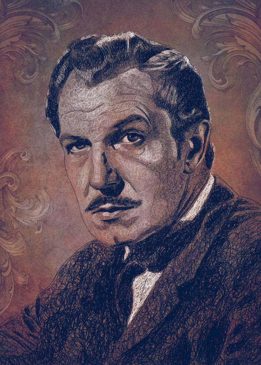 'Vincent Price' Poster, picture, metal print, paint by Lillix Art ...