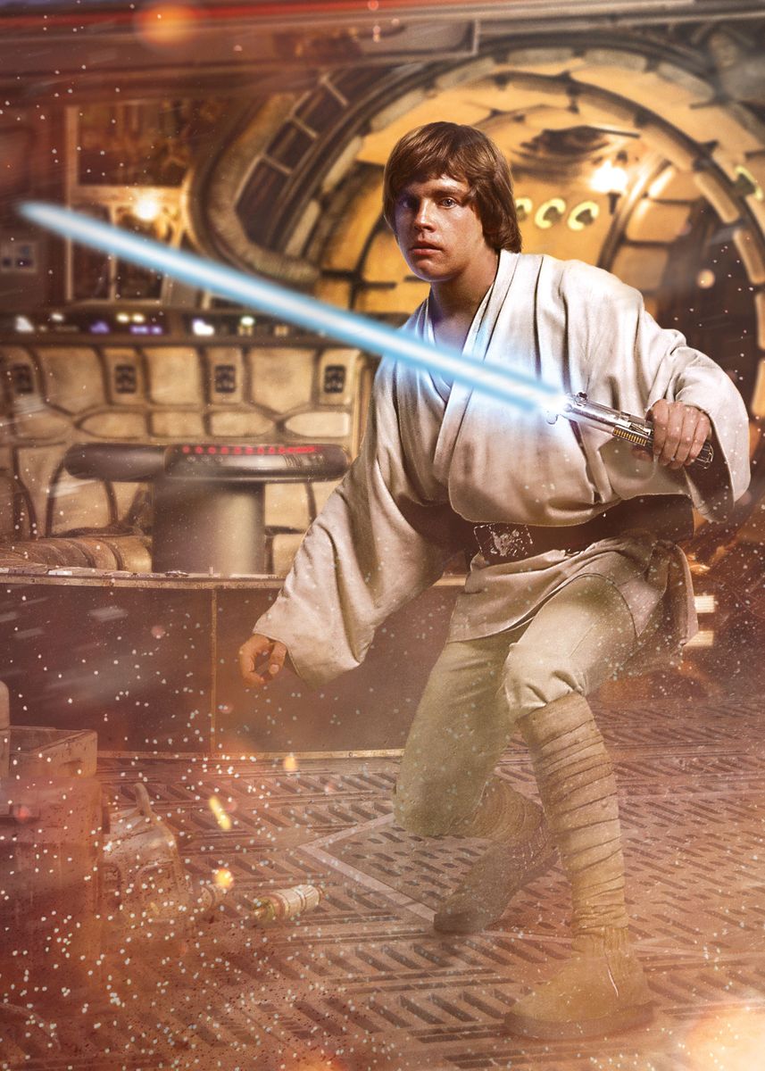 'Luke Skywalker' Poster by Star Wars   | Displate