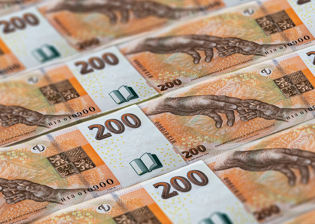  200 Czech Krona Poster By Maksym Kapliuk Displate