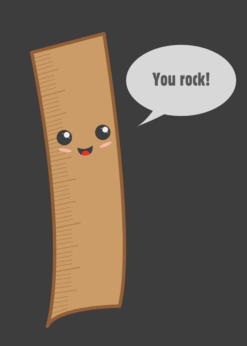 'You rock 01' Poster by Kiki Patrali | Displate