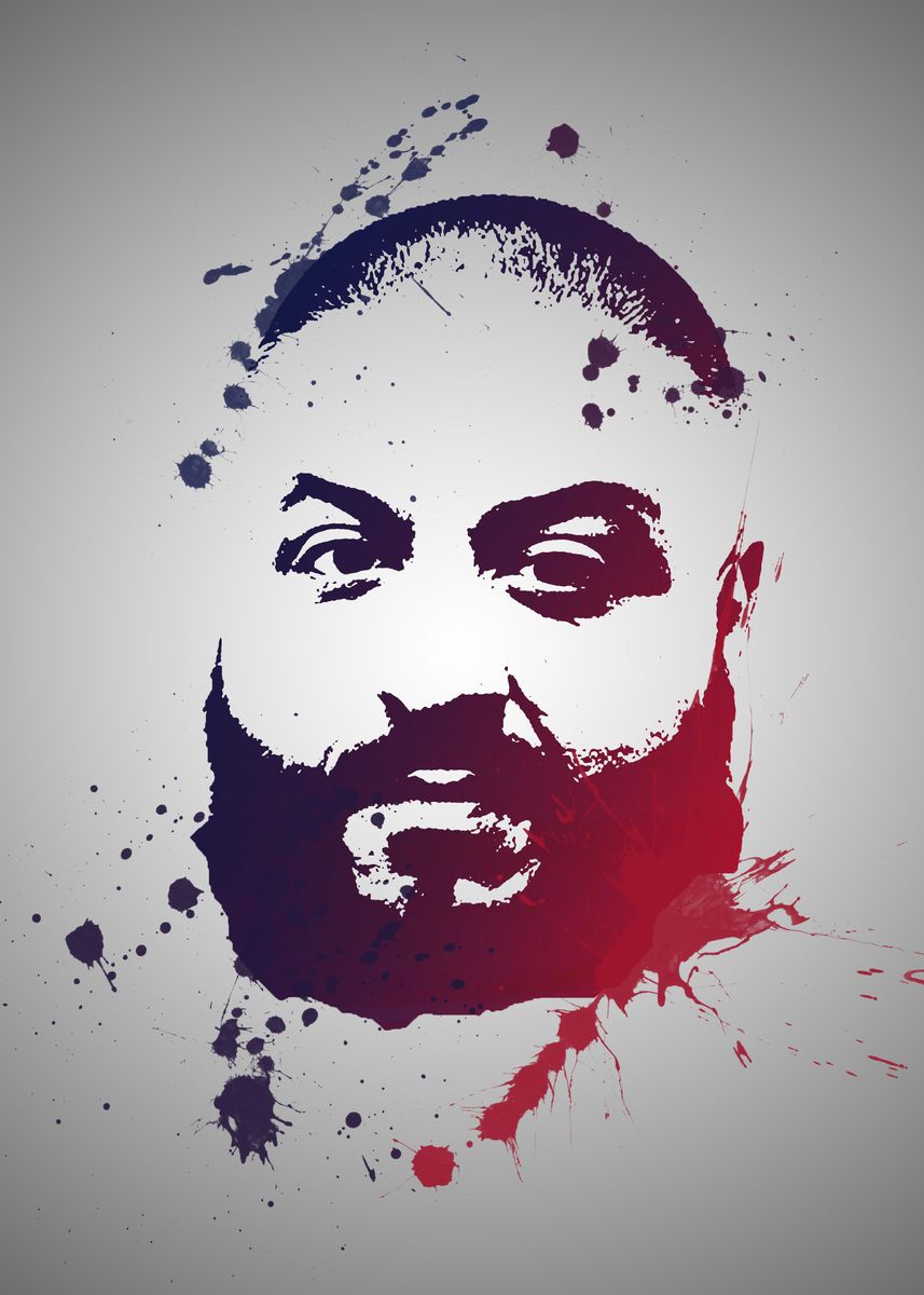 'dj khaled' Poster, picture, metal print, paint by Rian setiadi Displate — free download