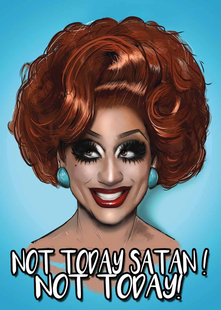 ‘Bianca del rio’ Poster, picture, metal print, paint by Liam Shaw