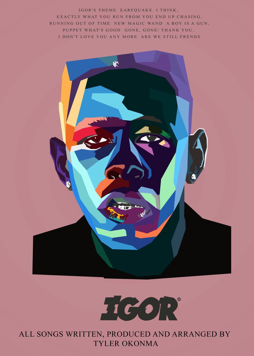 IGOR Sticker - Tyler The Creator illustration