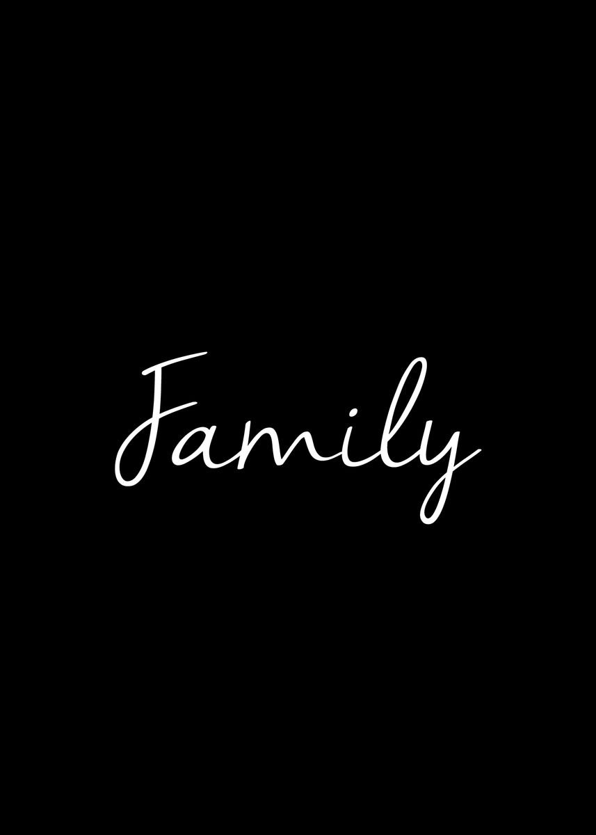 'Family' Poster, picture, metal print, paint by dkDesign | Displate