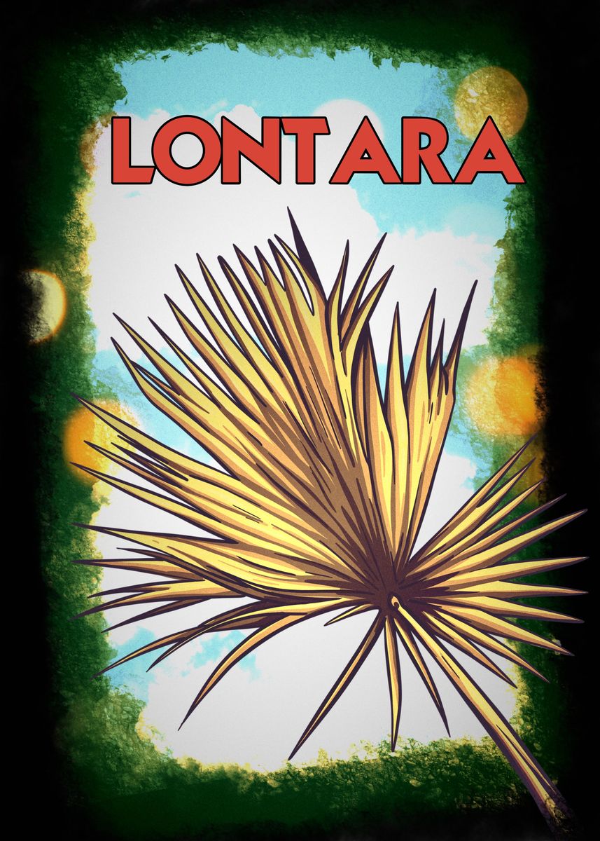 Lontara Rotto 'Lontara Leaves' Poster, picture, metal print, paint by Uunk Jenggot ...