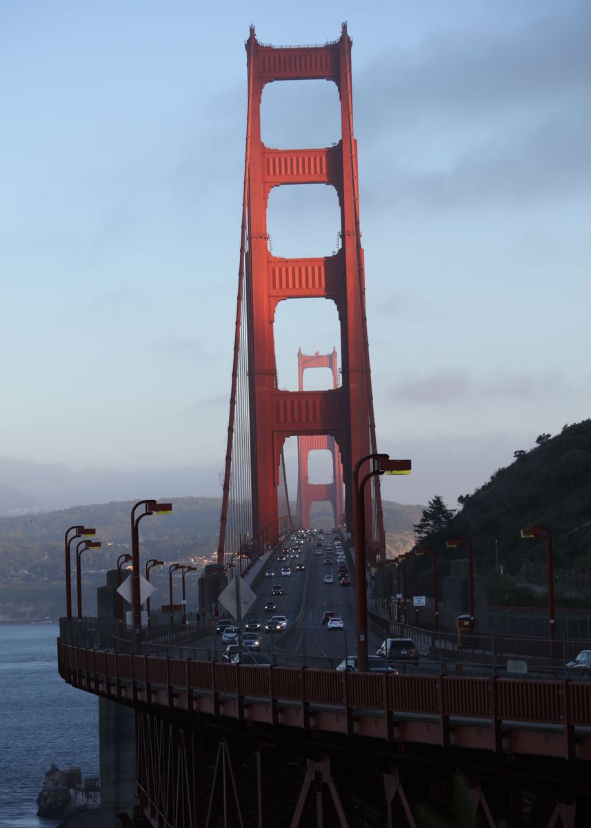 'Golden Gate Bridge' Poster, picture, metal print, paint by Melanie ...