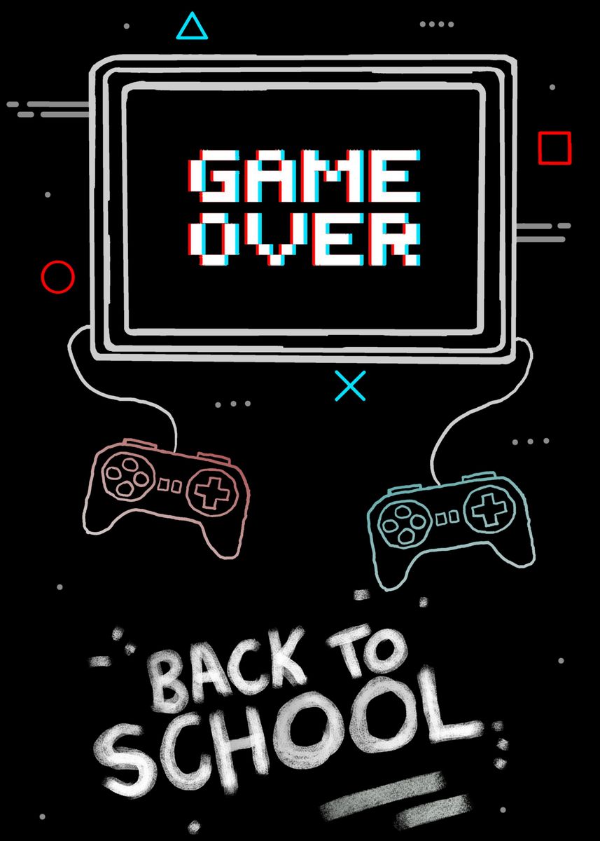 'GAME OVER' Poster by somisareg | Displate