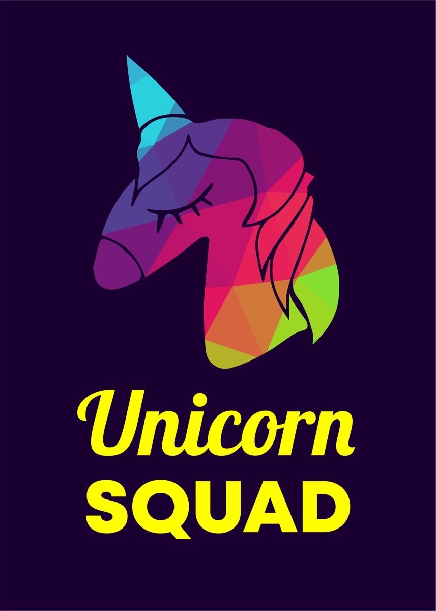 'Unicorn Squad 9' Poster by Maricris M | Displate
