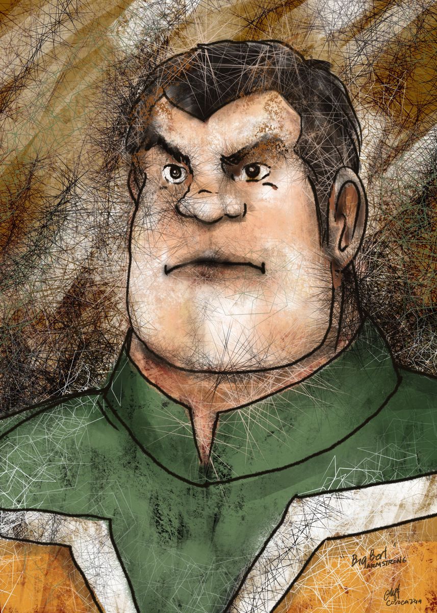 'Big Bert' Poster by Eliseo Coyoca | Displate