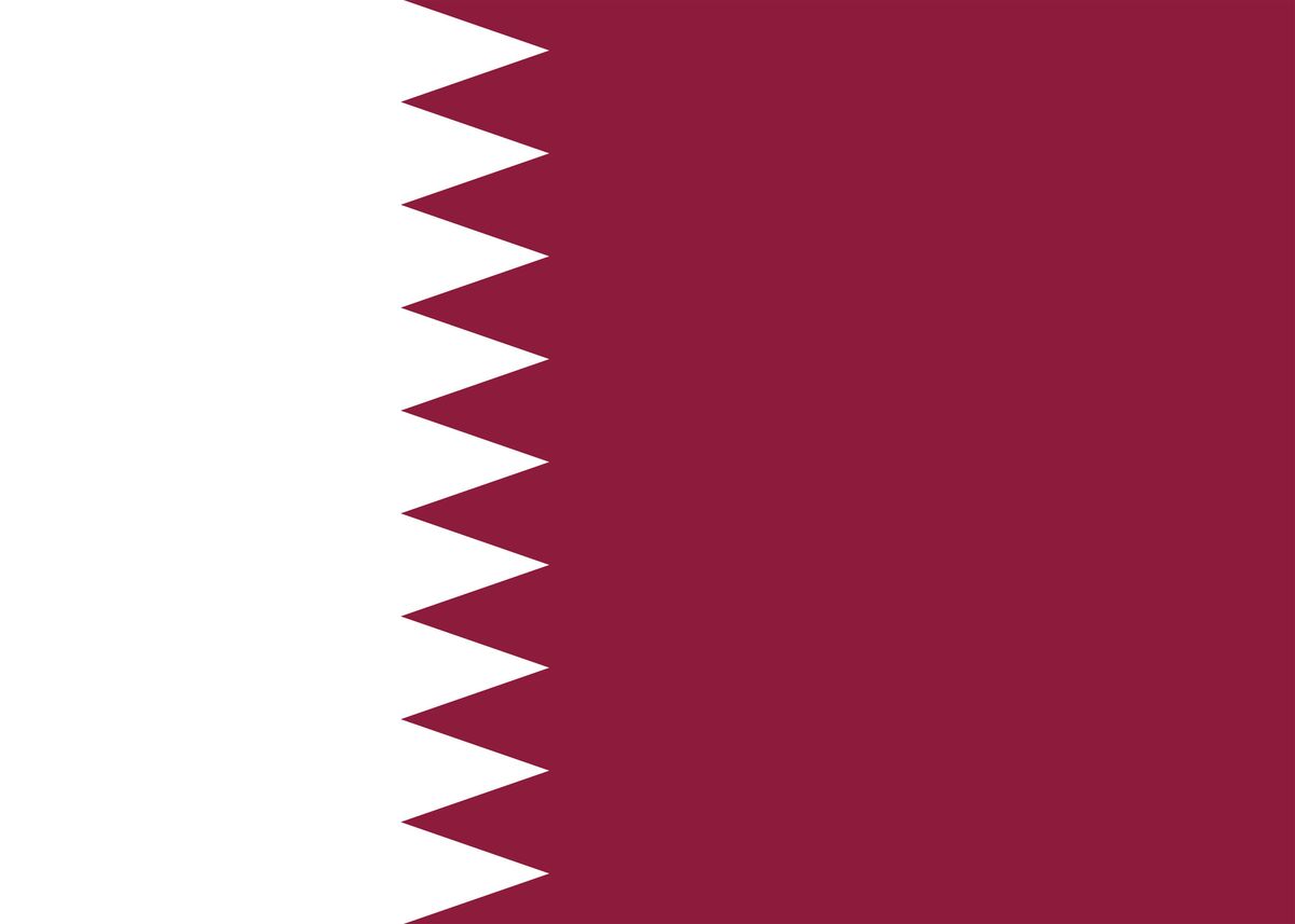 Qatar Flag' Poster by Conceptual Photography | Displate
