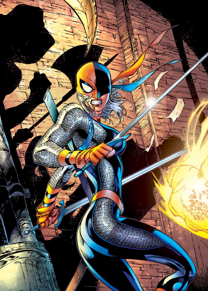 'Rose Wilson' Poster, picture, metal print, paint by DC Comics Displate