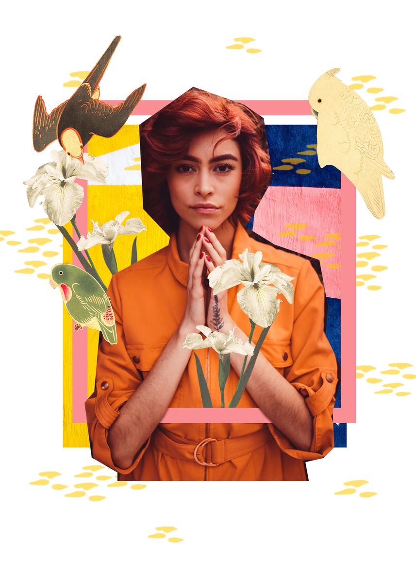 'Framed collage' Poster, picture, metal print, paint by hananapa Displate