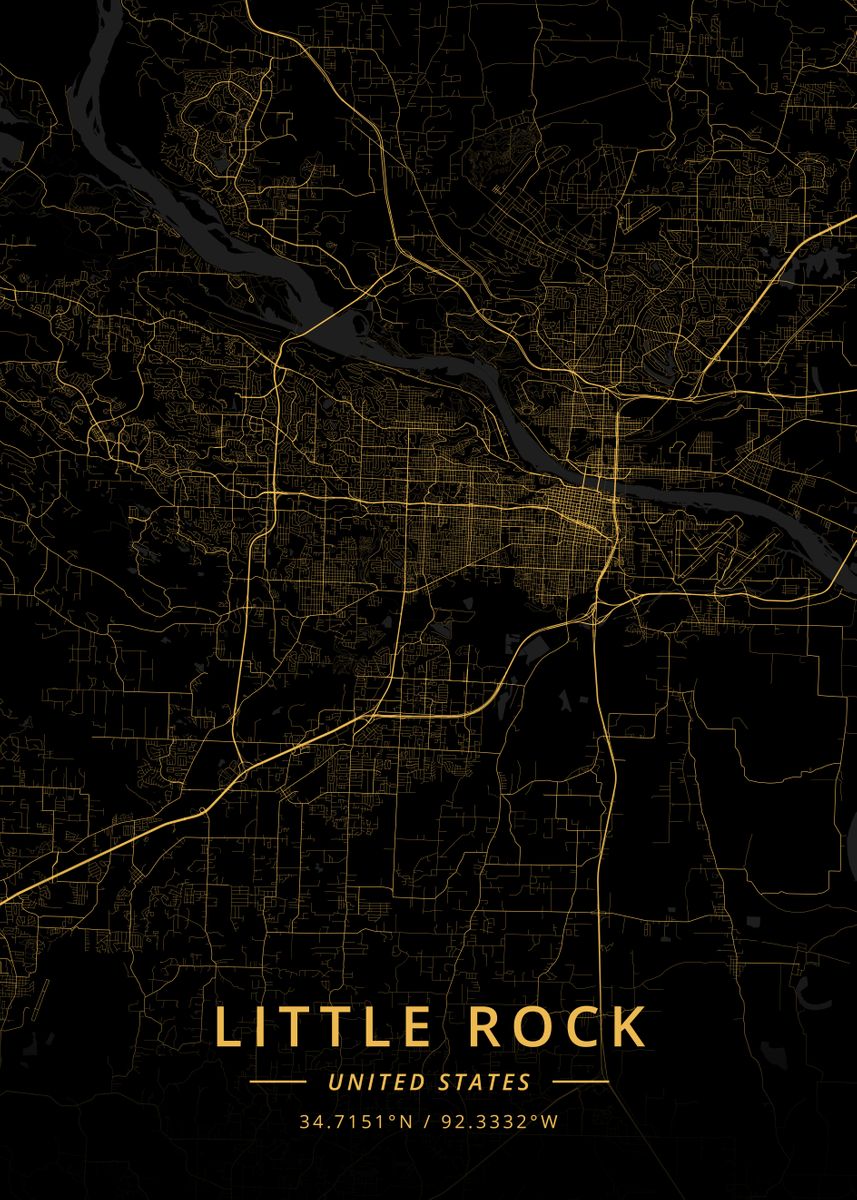 Little Rock United States Poster By Designer Map Art Displate 7f567830af3b60e62b61c1a4f088fcf4 3eca3af05ed00886282ae4b7319d932e