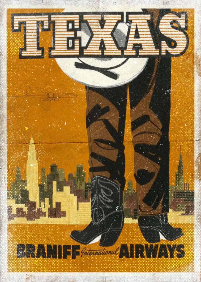 'Texas' Poster by The Poster | Displate