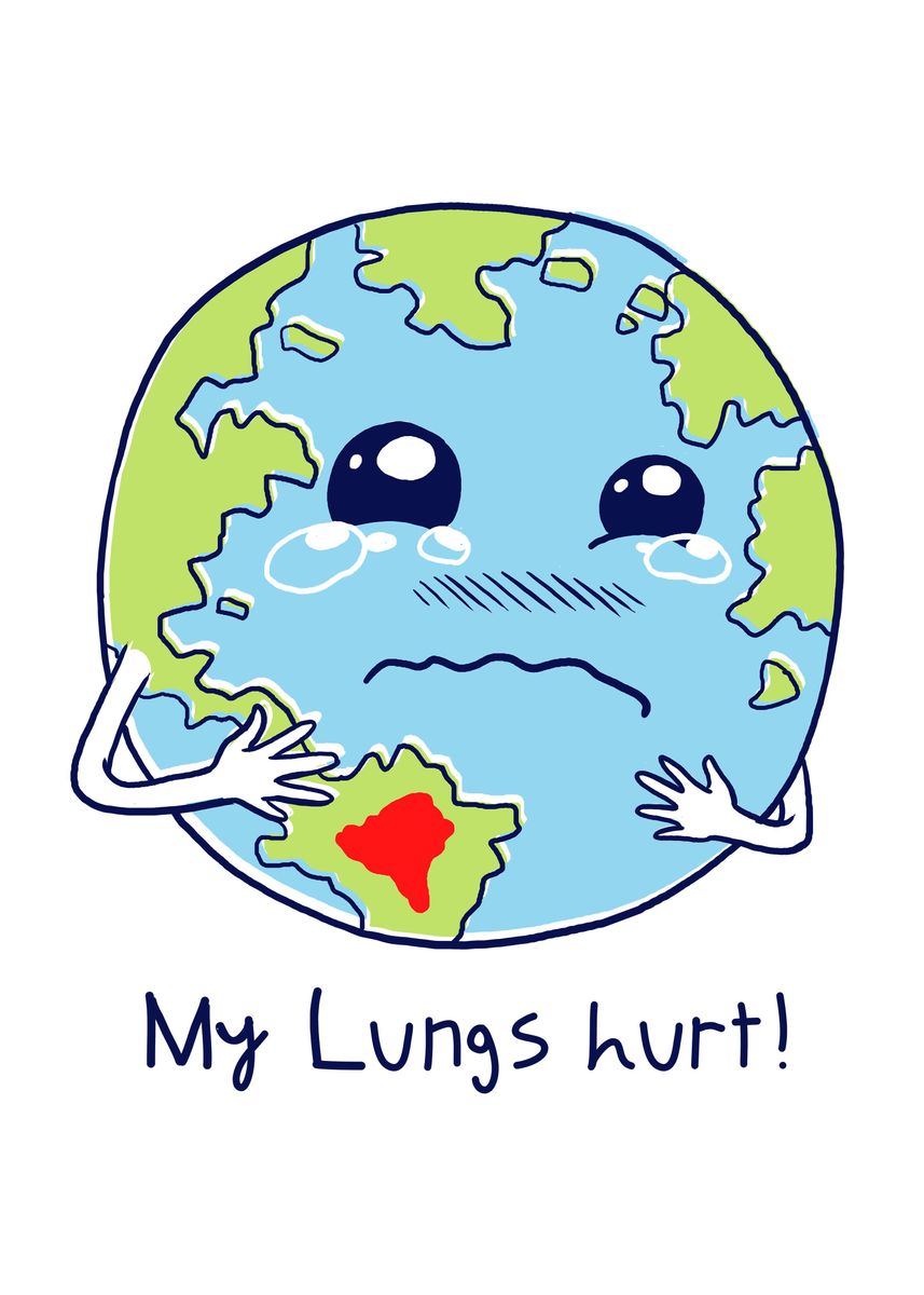 'Lungs of Earth' Poster by vp trinidad Displate